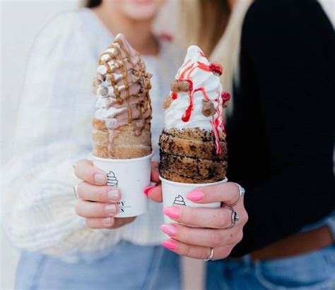 Crispy Cones is a business run by Jeremy and Kaitlyn Carlson, who appeared on Shark Tank in March of 2023. The company specializes in soft-serve ice cream, served in cones made of rotisserie-grilled dough dusted with cinnamon sugar or crushed Oreos.